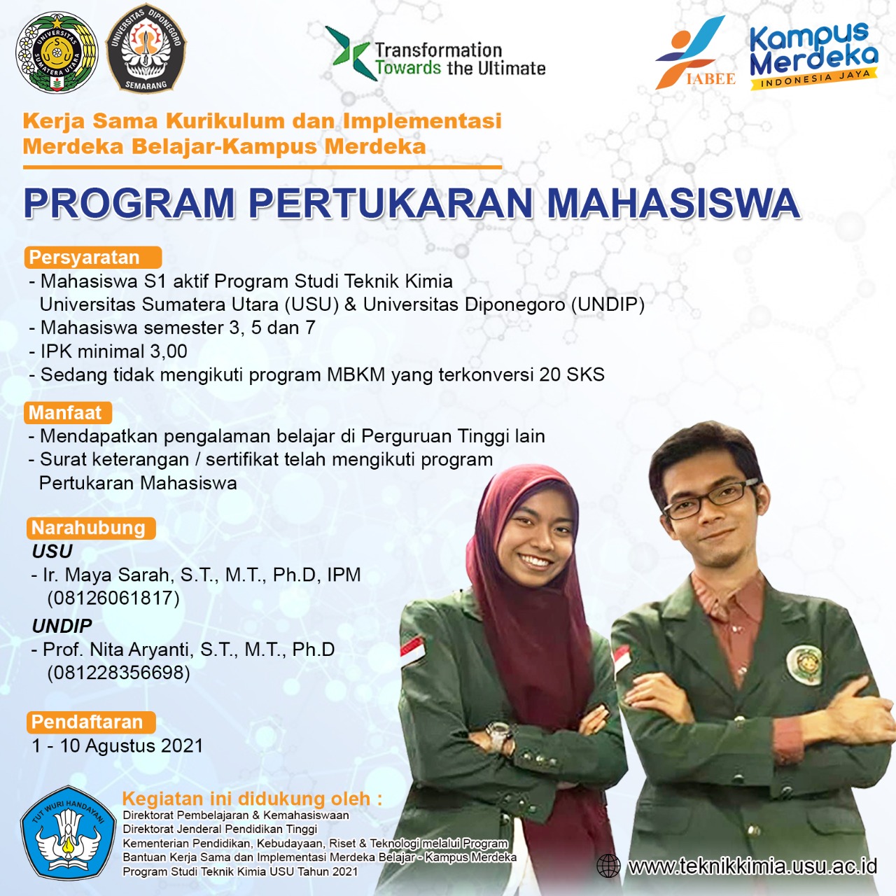 Program Pertukaran dengan Universitas Diponegoro